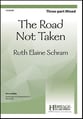 The Road Not Taken Three-Part Mixed choral sheet music cover